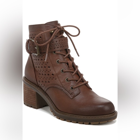 ZODIAC Gemma Perforated brown women bootie/size 6 - Picture 2 of 8